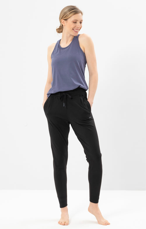 Ognx Yoga Basic Harem Pants Bio Baumwolle Hanna - schwarz Super Sparpreis