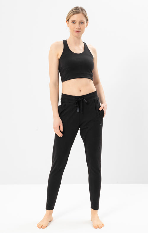 Ognx Yoga Basic Harem Pants Bio Baumwolle Hanna - schwarz Super Sparpreis