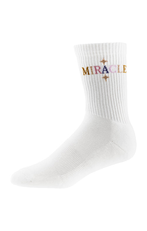 Ognx Yoga Sportsocken Miracle Stars Bio Baumwolle Ava - weiß Letzter Tag