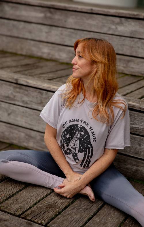 Ognx Yoga Soft Leggings Ombré Bio Baumwolle Luna - grau Bis zu 50% Rabatt
