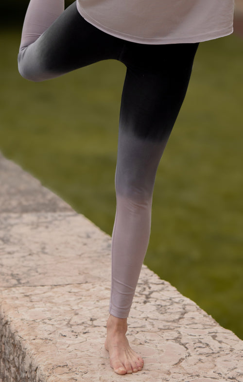 Ognx Yoga Soft Leggings Ombré Bio Baumwolle Luna - grau Bis zu 50% Rabatt