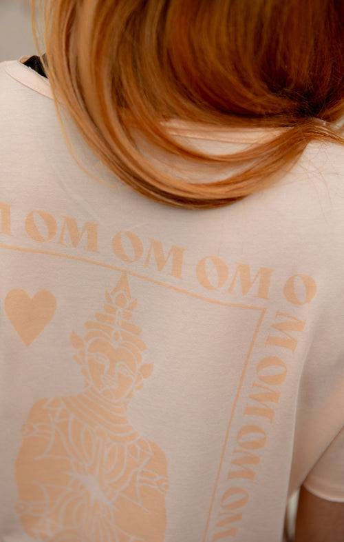 Ognx Yoga Loose T-Shirt Buddha OM Bio Baumwolle Tencel™ Sue - rosa Bis zu 60% Rabatt