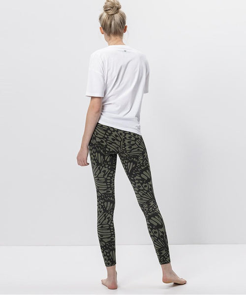 Ognx Leggings Butterfly Bio Baumwolle - grün Bis zu 65% Rabatt