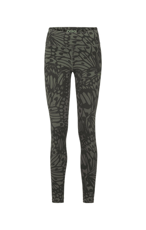 Ognx Leggings Butterfly Bio Baumwolle - grün Bis zu 65% Rabatt