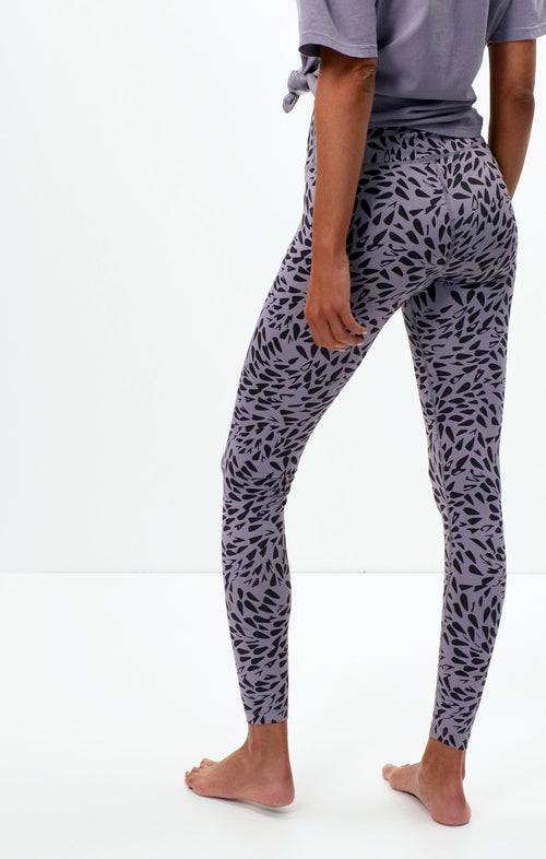Ognx Leggings Leaf Polyamid ♻️ - lila Vierteljährliche Förderung