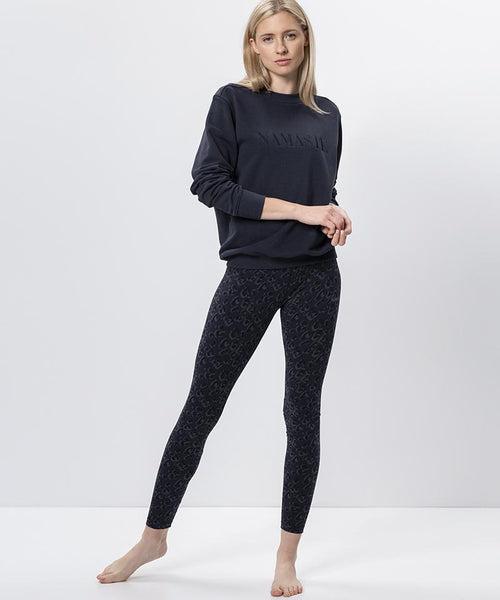 Ognx Leggings Leo Bio Baumwolle - blau