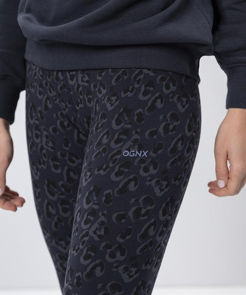 Ognx Leggings Leo Bio Baumwolle - blau Bis zu 55% Rabatt