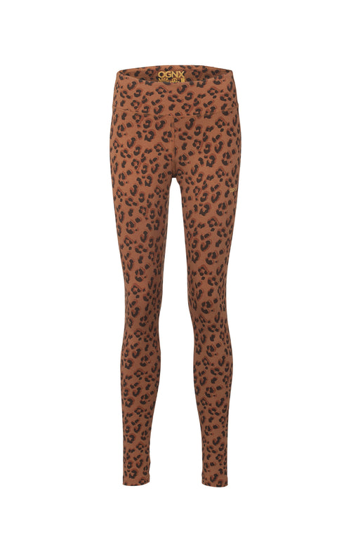 Ognx Leggings Leo Tencel™ Bio Baumwolle - braun Nur noch ein Tag übrig