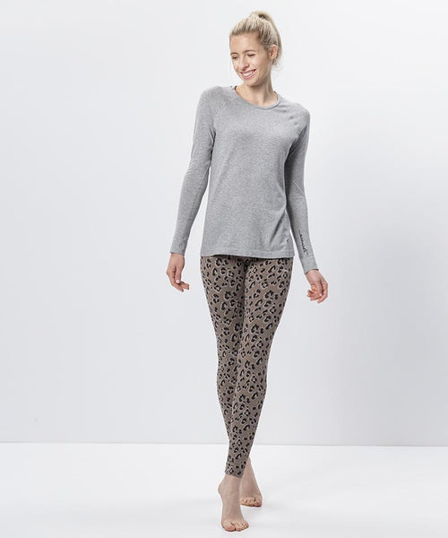 Ognx Leggings Leo Bio Baumwolle - braun Super Rabatt