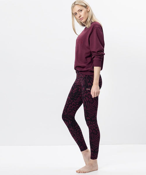 Ognx Leggings Butterfly Bio Baumwolle - rot