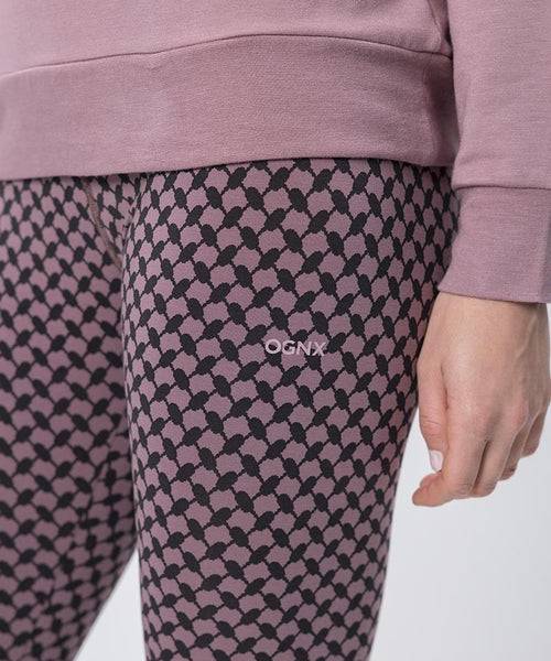 Ognx Leggings Keffiah Bio Baumwolle - rosa Black Friday Preise