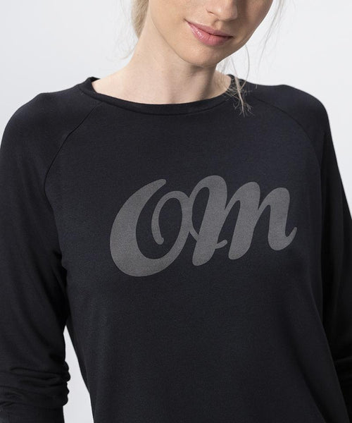 Ognx Lounge Sweater OM Tencel™ - schwarz Im Verkauf