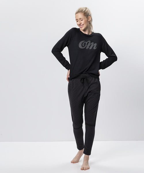 Ognx Lounge Sweater OM Tencel™ - schwarz Im Verkauf
