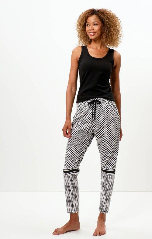 Ognx Harem Pants Keffiah Bio Baumwolle - weiss zollfrei