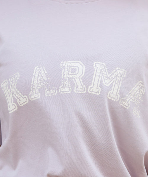 Ognx Yoga Boxy T-Shirt Karma Bio Baumwolle Tencel™ Sora - lila 50% Rabatt für begrenzte Zeit