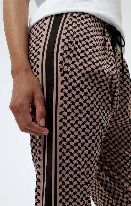 Ognx Harem Pants Keffiah Bio Baumwolle - rosa Rabatte dieses Monats