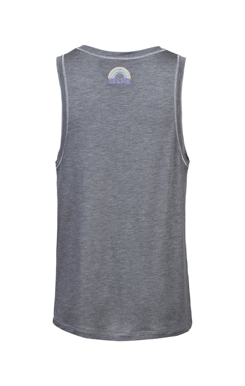 Ognx Basic Athletic Tank Rainbow Tencel™ - dunkelgrau melange Online