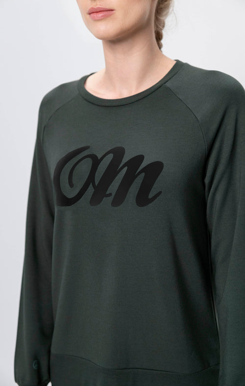 Ognx Lounge Sweater OM Tencel™ - grün Verkauf