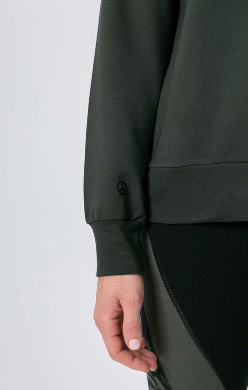 Ognx Lounge Sweater OM Tencel™ - grün Verkauf