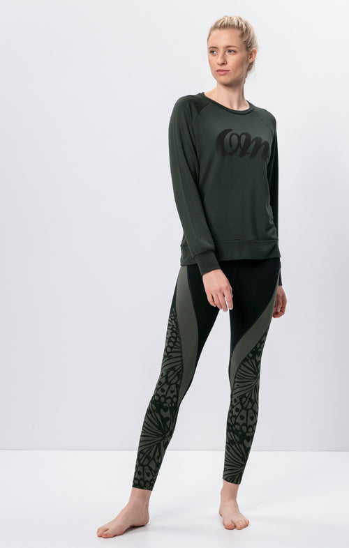 Ognx Lounge Sweater OM Tencel™ - grün Verkauf