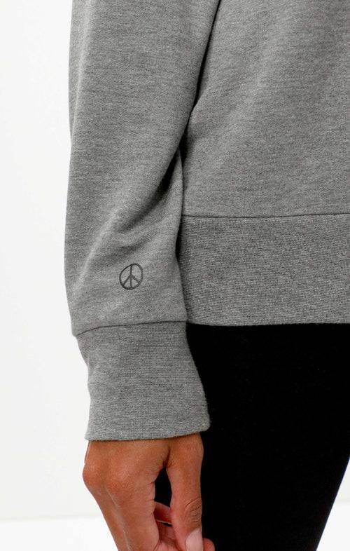 Ognx Lounge Sweater Namaste Tencel™ - grau Hotsell