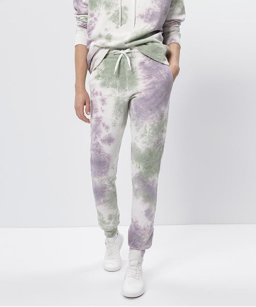 Ognx Jog Pants Batik Bio Baumwolle - weiss im Angebot