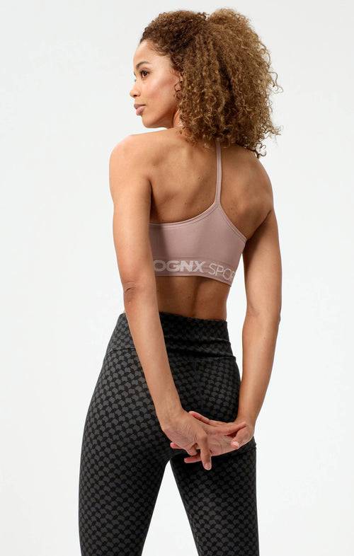 Ognx Sport Bra Crossback - Mittlerer Halt - rosa Fabrikverkauf