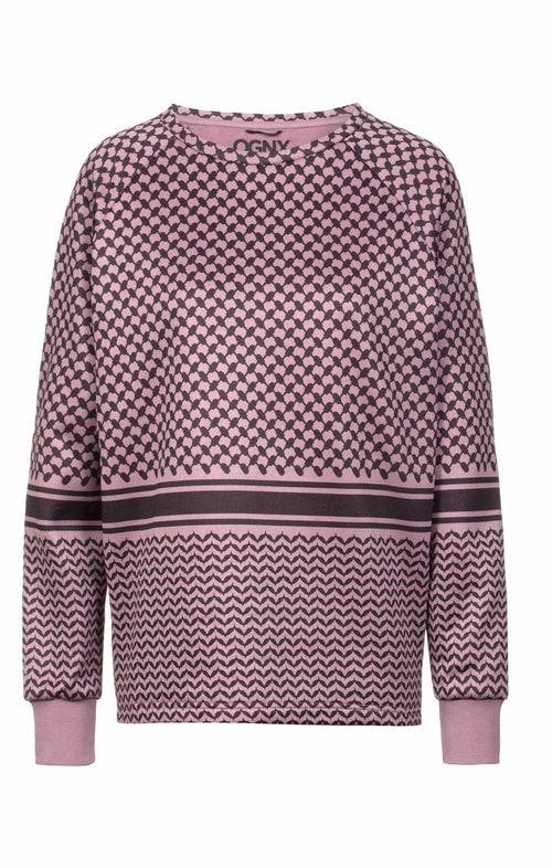 Ognx Sweatshirt Keffiah (Slim Fit) - rosa Fabrikpreis
