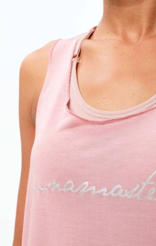 Ognx Loose Tank Namaste Tencel™ - rosa Cyber Monday