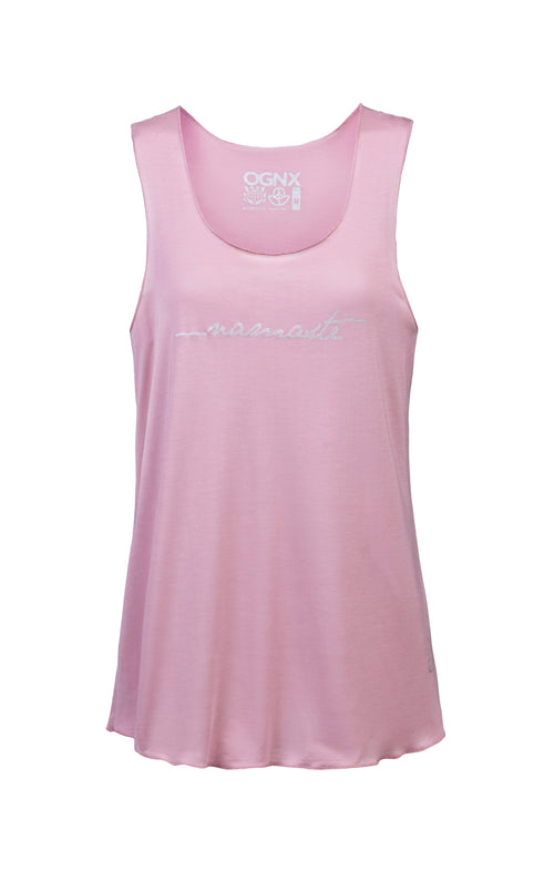 Ognx Loose Tank Namaste Tencel™ - rosa Cyber Monday