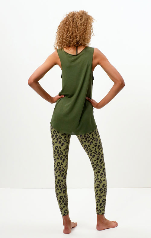 Ognx Loose Tank Lotus Tencel™ - grün Heißer Verkauf