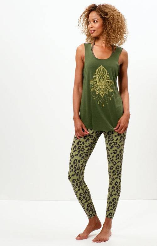 Ognx Loose Tank Lotus Tencel™ - grün Heißer Verkauf