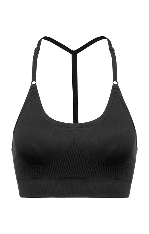Ognx Sport Bra Crossback - Mittlerer Support - schwarz Neueste Mode