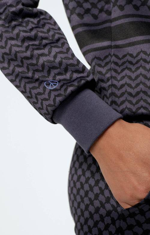 Ognx Sweatshirt Keffiah (Slim Fit) - blau Online Outlet