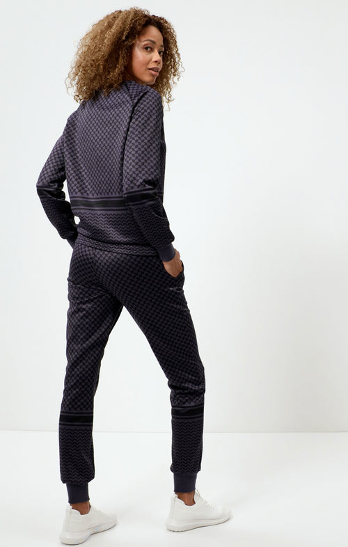 Ognx Sweatshirt Keffiah (Slim Fit) - blau Online Outlet