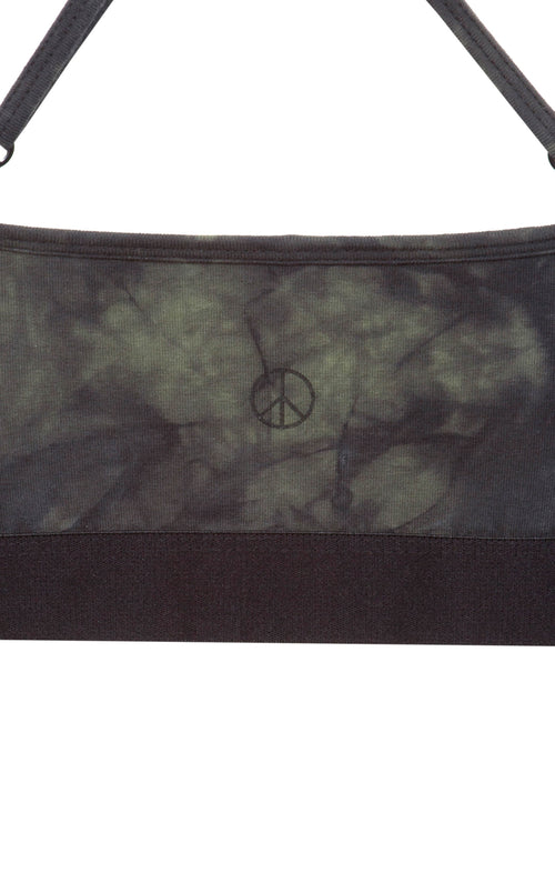Ognx Yoga BH Batik Bio Baumwolle - Leichter Halt - grün Exklusive Angebote