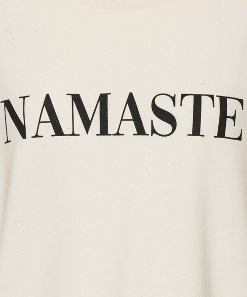 Ognx Loose T-Shirt Namaste Bio Baumwolle - schwarz Große Rabatte
