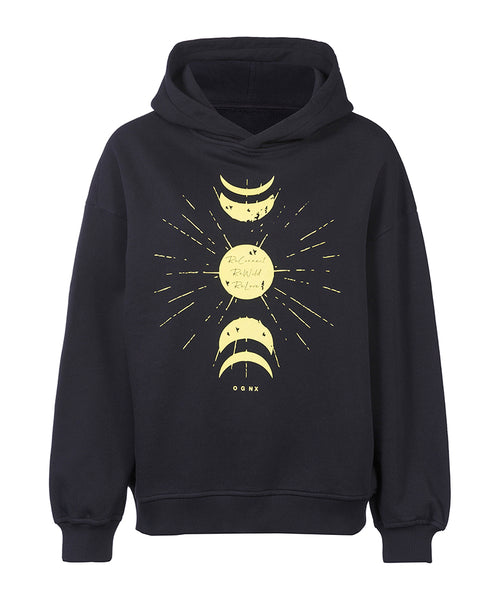 Ognx Boxy Hoodie ReConnect by Sinah Diepold - Kale & Cake - schwarz Bestseller