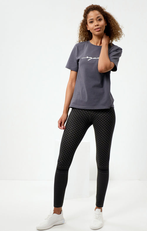 Ognx Loose T-Shirt Egalite Bio Baumwolle - grau Kauf eins, bekomm eins gratis