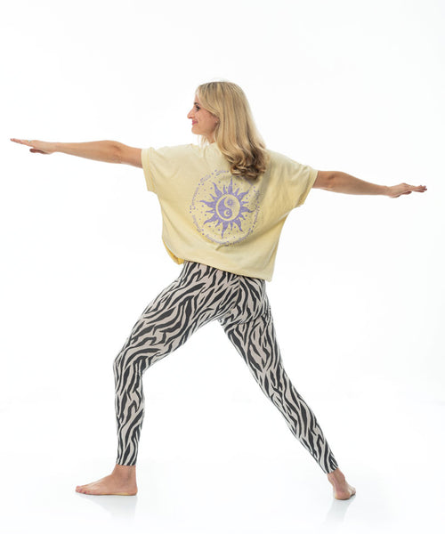 Ognx Boxy T-Shirt Daily Reminders by Luisa Harisch - gelb Begrenzte Freigabe