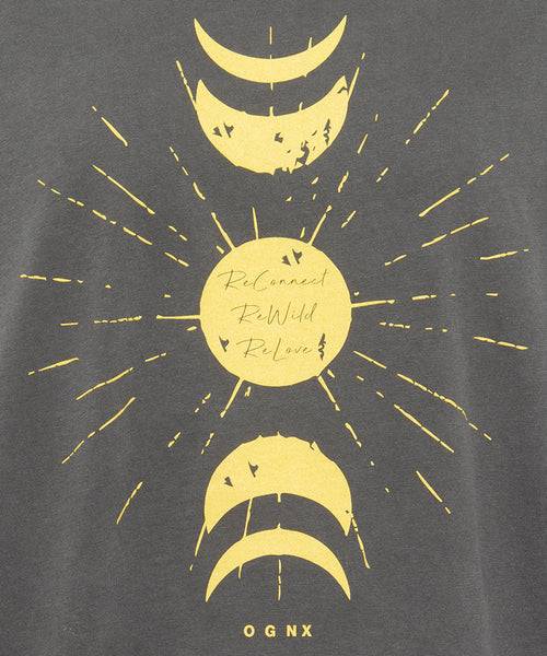 Ognx Boxy T-Shirt ReConnect by Sinah Diepold - Kale & Cake - grau Letzte 3 Tage