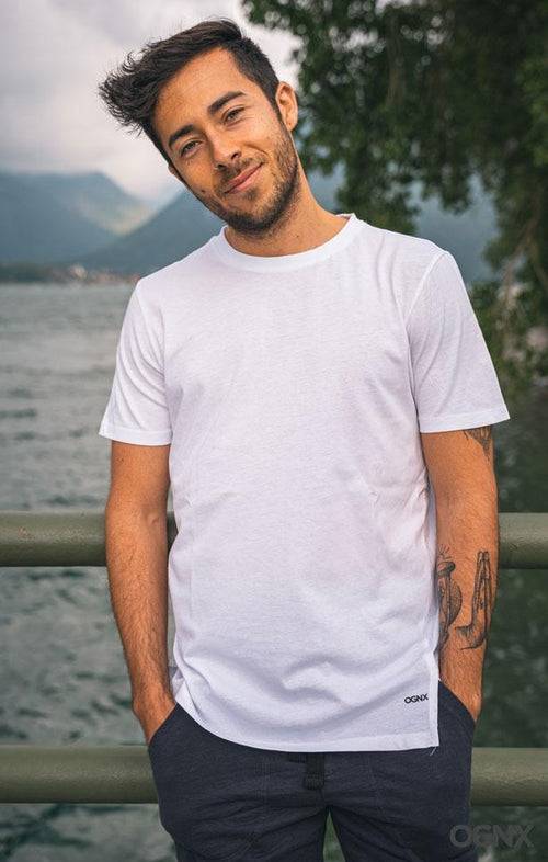 Ognx T-Shirt Perfect Basic Bio Baumwolle - weiss