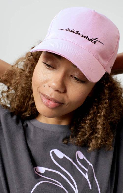 Ognx Yoga Cap Namaste Bio Baumwolle - rosa