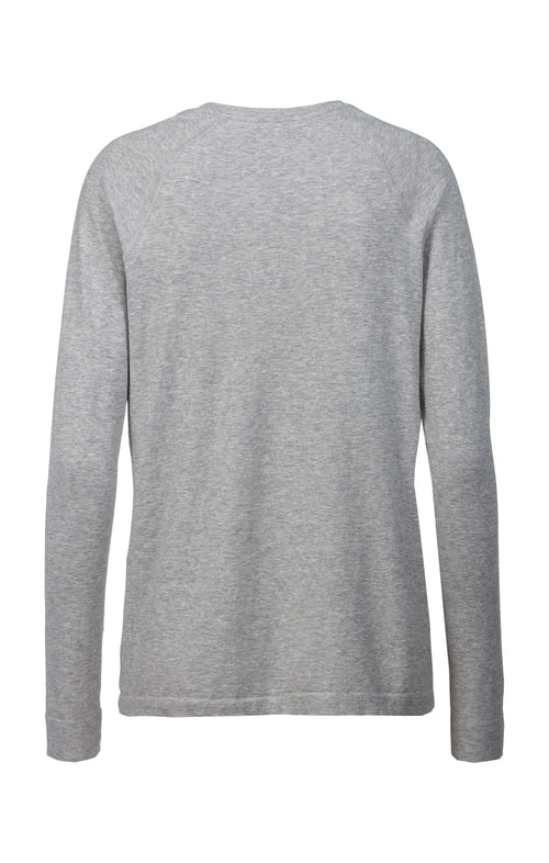 Ognx Basic Longsleeve Namaste Bio Baumwolle Polyester ♻️ - grau Kostenloser Versand international