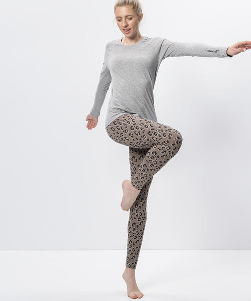 Ognx Basic Longsleeve Namaste Bio Baumwolle Polyester ♻️ - grau Kostenloser Versand international
