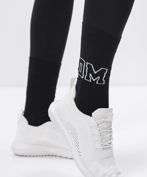 Ognx Yoga Socken OM Bio Baumwolle - schwarz Speichern exportieren
