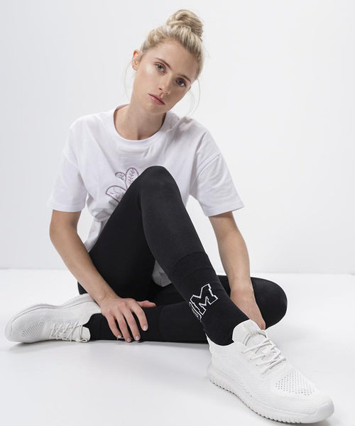 Ognx Yoga Socken OM Bio Baumwolle - schwarz Speichern exportieren