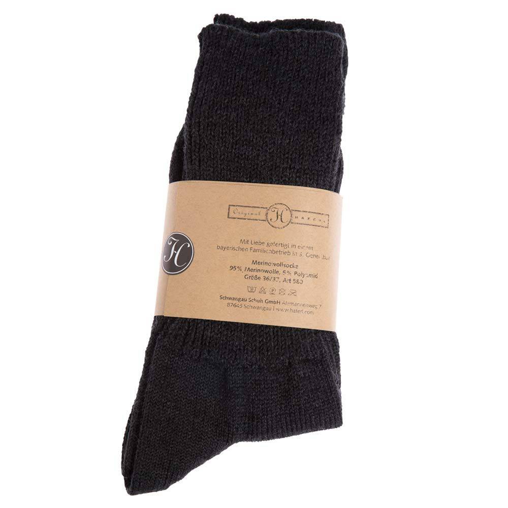 Original Haferl Merinosocken | anthrazit zollfrei
