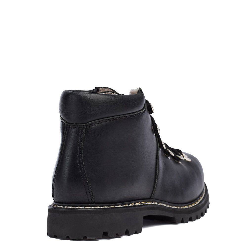 Original Haferl Halblech Lammfell | schwarz Zeitlich begrenztes Angebot
