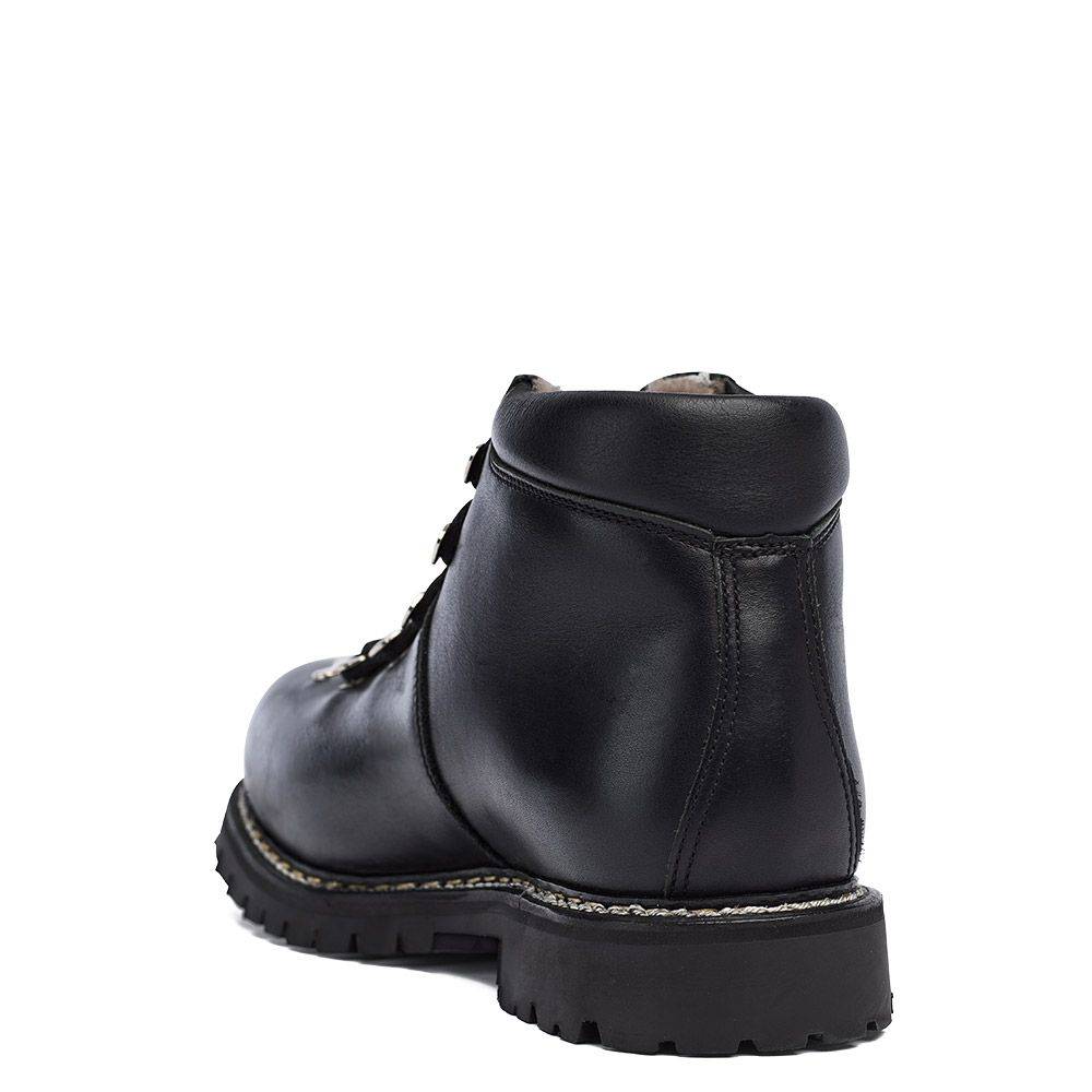 Original Haferl Halblech Lammfell | schwarz Zeitlich begrenztes Angebot